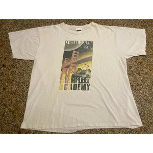 VTG Star Trek Shirt XL Faded Starfleet Academy Ex Astra Scientia Tultex